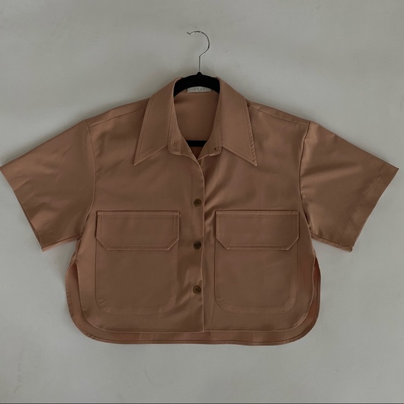 SOURCE UNKNOWN BUTTON DOWN TOP - Picture 2 of 6